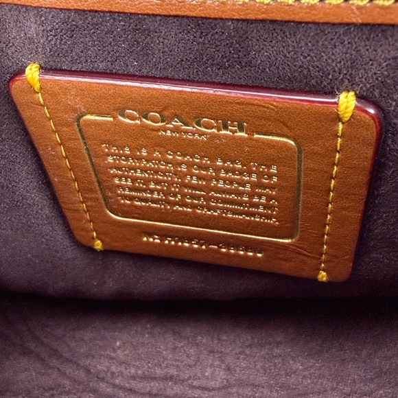 💥COACH - PARKER 18 IN SIGNATURE CANVAS WITH RIVETS AND SNAKESKIN DETAIL -45U583 - Picture 16 of 17